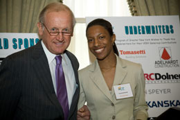 Richard T. Anderson with Priscella Richards